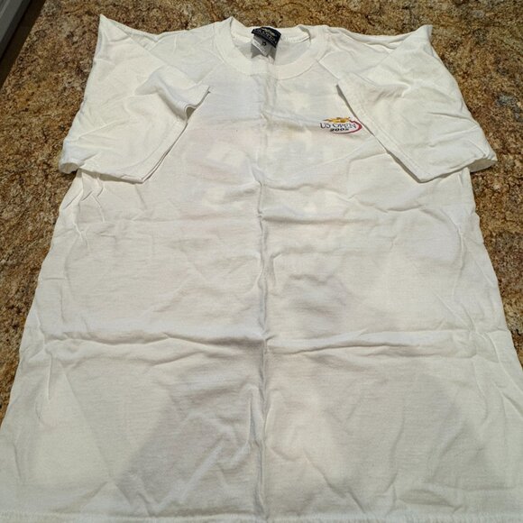 2002 Vintage US Open Tennis short-sleeved t-shirt - white - Unisex XL - Picture 2 of 3